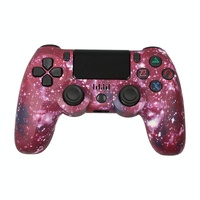 Wireless Bluetooth Game Controller for Ps4 with Dual Vibration and Light Strip - Fantastic Purple