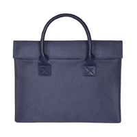 Universal 15.4 Soft Handle Laptop Bag for Macbook Samsung Sony Dell Alienware Chuwi Asus Hp - Portable &amp; Wearable - Navy Blue