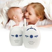 Wireless 2.4Ghz Baby Monitor With Two-Way Voice Talk - White