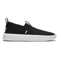 TOMS Mens Canvas Slip On Shoes Casual Sneakers Breathable Espadrilles - Black - US 8