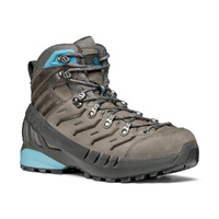Scarpa Womens Cyclone Gore-Tex Vibram Sole Boots Hiking Trekking Shoes - Grey/Arctic - EU 42