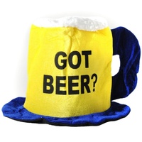 Got Beer? Novelty Fabric Hat – Fun Costume Accessory for Parties &amp; Events