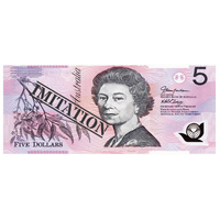 5 Dollar Australian Souvenir Note Pad Fake AUD Money - 1 Pack of 50 Sheets