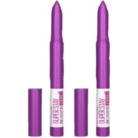 2x Maybelline New York Superstay Ink Longwear Crayon Lipstick - Throw a Party 170