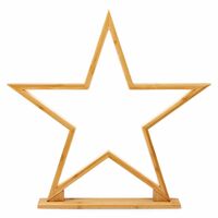 52cm Bamboo Star LED Table Desk Lamp Light Modern Designer - Natural