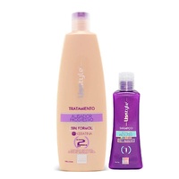 L&#39;mar Lisstyle Alisador Pro-Repair 2-Step Keratin Hair Straightening Treatment Kit