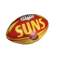Gold Coast Suns AFL Footy 8&quot; Soft Touch Stress Ball Football