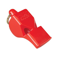 Fox 40 Classic Whistle Safety Outdoor Camping Sports Referee Football - Red
