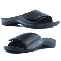 Axign Orthotic Slides Slip On Thongs Slippers Flip Flops - Black - EUR 39 (Mens UK6/Ladies US8)