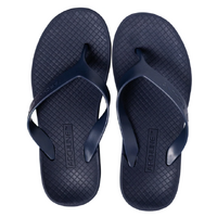 ARCHLINE Flip Flops Orthotic Thongs Arch Support Shoes Footwear - Navy - EUR 37