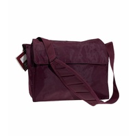 Leuts Tote Library Shoulder Bag School Book Books Carry Storage Messenger - Maroon