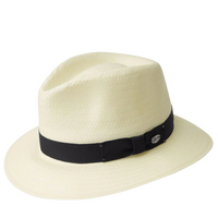 BAILEY Spencer Lite Straw Hat Summer Sun MADE IN USA Trilby Fedora in Natural - L