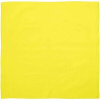 BANDANA Paisley 100% COTTON Head Wrap Durag Bandanna Summer Biker Scarf Mask - Yellow (Plain)