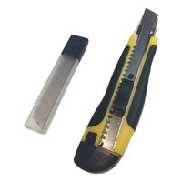 BOX CUTTER &amp; BLADES Knife Retractable Blade Snap Off Razor 18mm Durable Opener