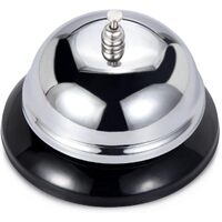 Call Service Bell Chrome Plated Reception Desk Counter Shop Restaurant