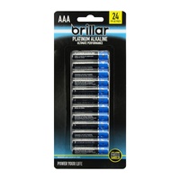 Premium Alkaline AAA Batteries long lasting power home - 24 PK