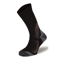 BRBL Kodiak Wool Ski Socks Hiking Trail Run Camping Snow Trekking - Brown - XL