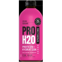 PRO H20 Sparkling 20g Protein Hydration Drink Zero Sugar Hydrate - Pink Galah