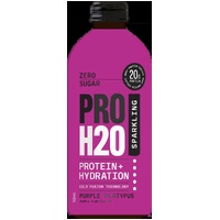 PRO H20 Sparkling Water 20g Protein Hydration Drink Zero Sugar - Purple Platypus