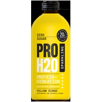 PRO H20 Sparkling Water 20g Protein Hydration Drink Zero Sugar - Yellow Dingo