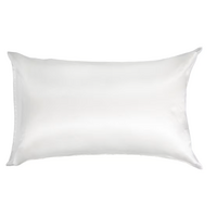 Silk Pillowcase Standard Size Pillow Case in White