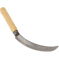 Quality 36cm Sickle Farming Reaping Hook Gardening Grass Wooden Handle Scythe
