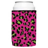 80s Leopard Print Stubby Cooler - Standard