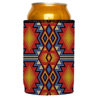 Huichol Beading Stubby Cooler - Standard