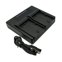 Hridz DMW-BLF19 Dual Charger For Panasonic GH3 &amp; GH4 camera batteries