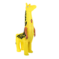 Giraffe Fancy Dress Fan Inflatable Costume Suit
