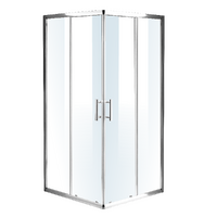 900 x 800mm Sliding Door Nano Safety Glass Shower Screen By Della Francesca