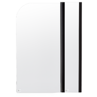 180ø Pivot Door 6mm Safety Glass Bath Shower Screen 1200x1400mm By Della Francesca