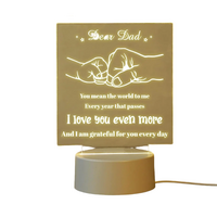 NNEOBA Dad Night Lamp - Perfect Gift for Father&#39;s Day