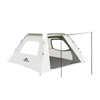 Four-sided tent with Sunshade Awning - Small size (210x210x140cm), High-Strength UV Protection and Multi-Coating Waterproof for outdoor excursions