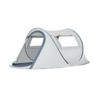 Double layered hexagonal silver rubber tent Small: 240 * 240 * 130cm