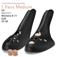 Medium Black Shoe Stretcher with Cedar Wood Balls, Size EUR 35-40 (Men&#39;s US 6.5-9.5, Women&#39;s US 8-11)