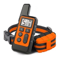 Wireless Dog Training Collar with Remote - 500-Yard Range, Waterproof, Rechargeable, Adjustable for Small and Large Dogs