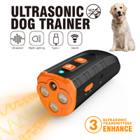 Ultrasonic Dog Trainer Device | Handheld Pet Training Tool with Night Light &amp; Type-C Charging 3.7V