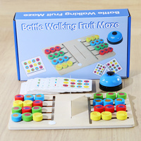 Children&#39;s Wooden CPCCE Interactive Fruit Recognition Two-Player Strategy Game - Fun Educational Toy for Preschoolers