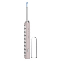 Pink Smart Visual Ear Picker with HD WiFi Endoscope - Intelligent Ear Cleaning Tool with Real-Time Viewing