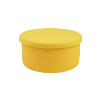 Yellow (1300ml) Dopamine-Style Food-Grade Lunch Box - Microwave Safe Fruit &amp; Meal Storage Container