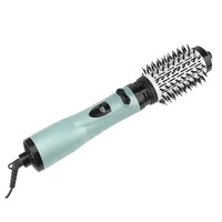 Light Blue Automatic Large Wave Curling Iron | 2-in-1 Volumizing Hot Air Brush &amp; Styling Comb