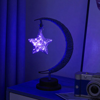 Blue Star USB Night Light LED Decorative Light with Blue Glow, USB Powered, Perfect for Bedroom, Party &amp; Gift