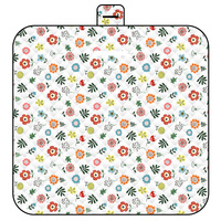 Thickened Waterproof Picnic Blanket - Portable Outdoor Beach Mat for Camping and Hiking 150*200cm(Monet&#39;s Garden)