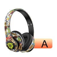 Wireless Bluetooth Headphones - Stylish Over-Ear Design with Long Battery Life, Hi-Fi Sound, and Universal Compatibility (colour A)