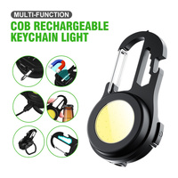 Multifunctional USB Rechargeable COB Work Light - Portable and Foldable for Outdoor Camping and Emergency Use