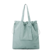 Light Green Large Capacity Tote Bag - Lightweight Single Shoulder Bag for Commute, Casual Outings, and Shopping
