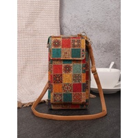 E Elegance Vintage Bohemian Style Wallet with Multi-Compartment Design - Large Capacity Zipper Clutch for Women