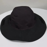 Dark Purple Outdoor Waterproof Wide-Brim Rain Hat - Heavy-Duty Rain Protection