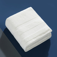 White Luxury 100% Cotton Bath Towel - 70x140cm Soft &amp; Absorbent 380g Towel